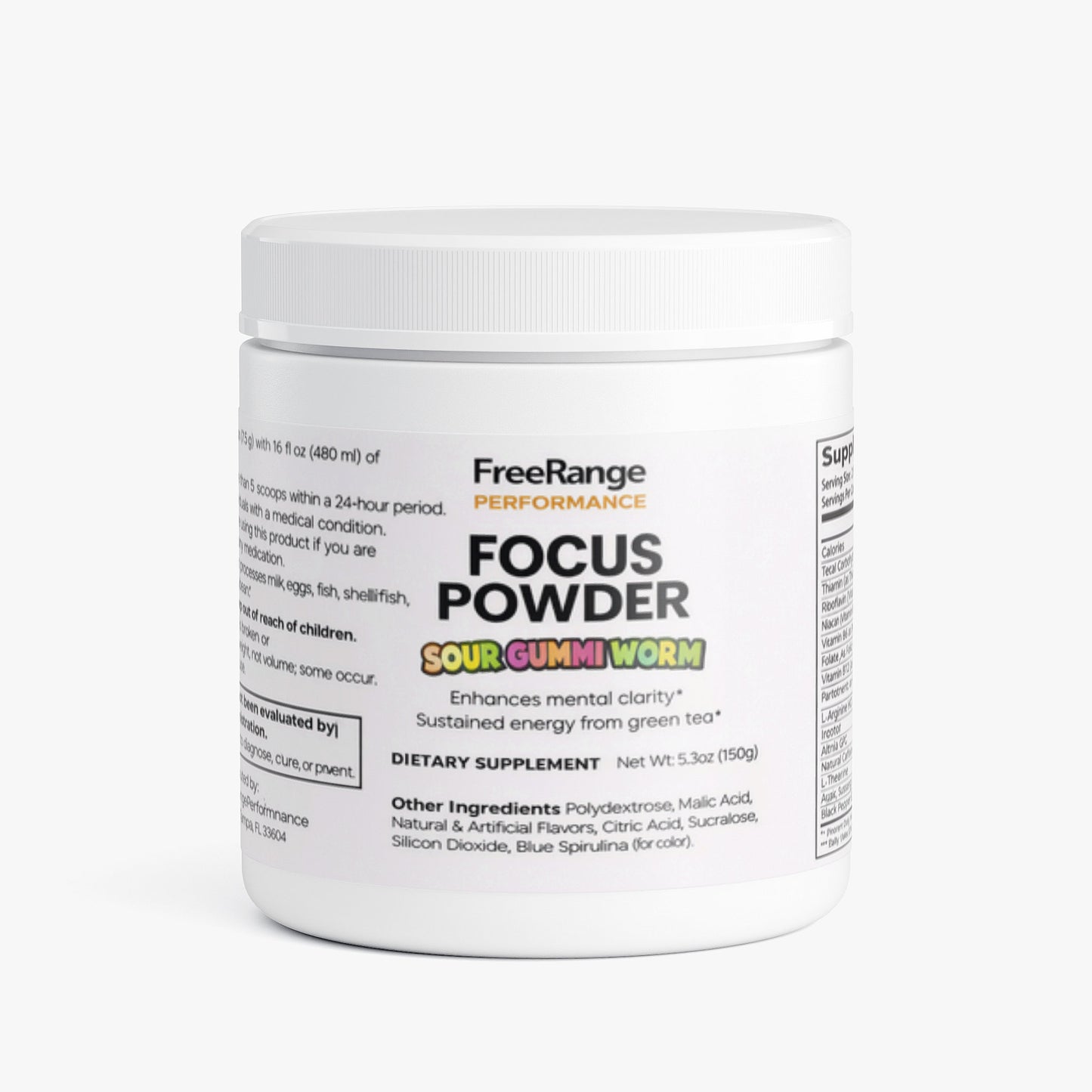 Focus Powder (Sour Gummi Worm)